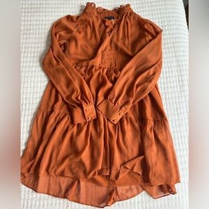 Burnt Orange flowy dress